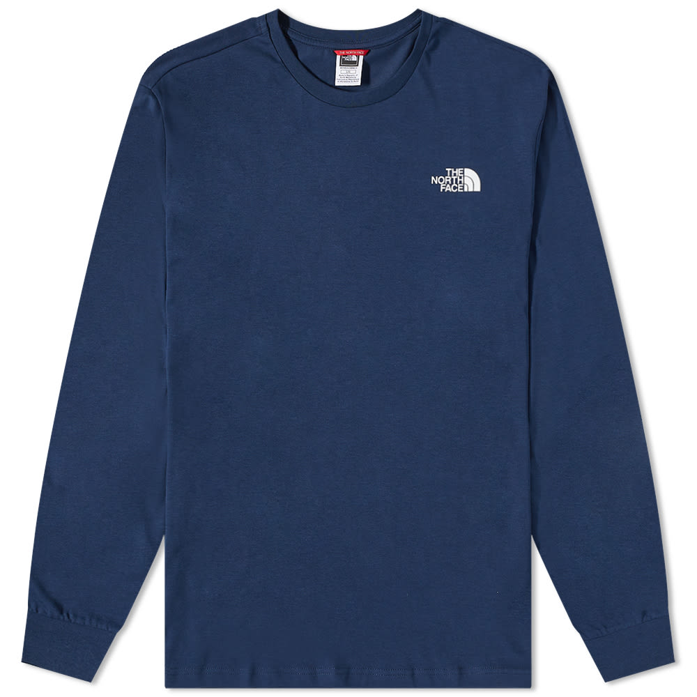 T-paita The North Face Simple Dome Long Simple Tummansininen | NF0A3L3B8K2, 0