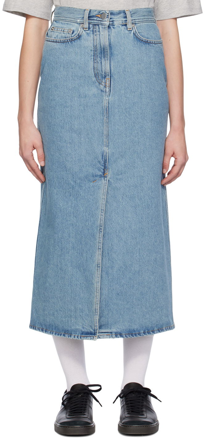 Hame Loulou de Saison Loulou de Saison Rona Denim Maxi Skirt Sininen | RONA