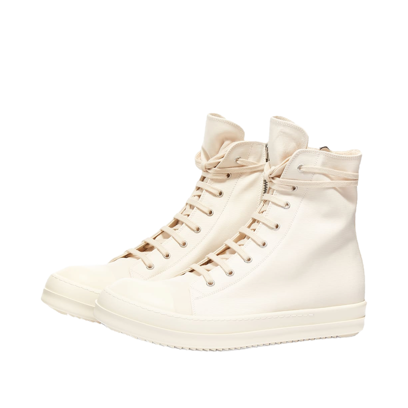 Tennarit ja kengät Rick Owens DRKSHDW Cotton Nylon High Valkoinen | DU01B7800-MU-2111