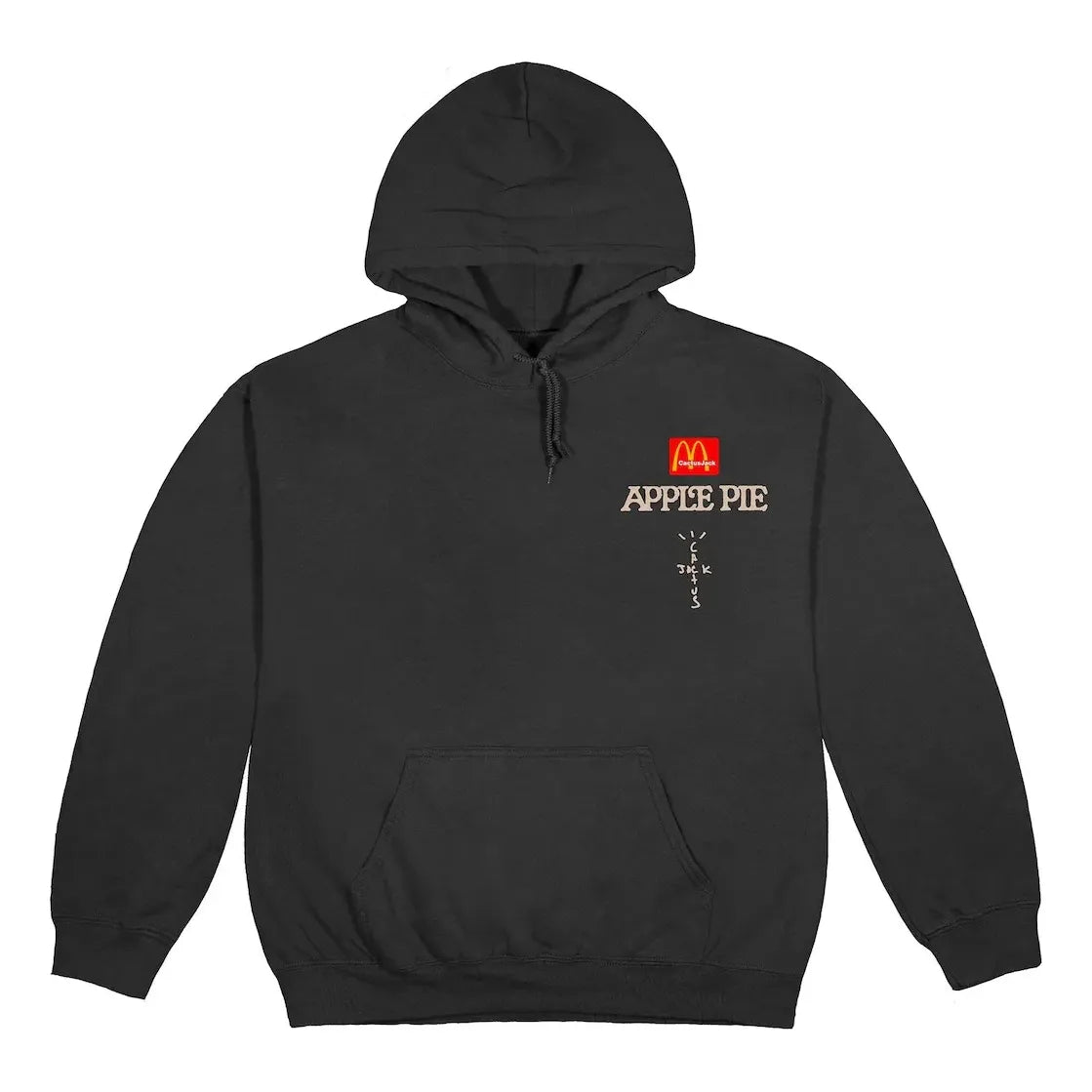 Huppari Cactus Jack by Travis Scott Travis Scott x McDonald's Apple Pie Hoodie Musta | TC-499, 0