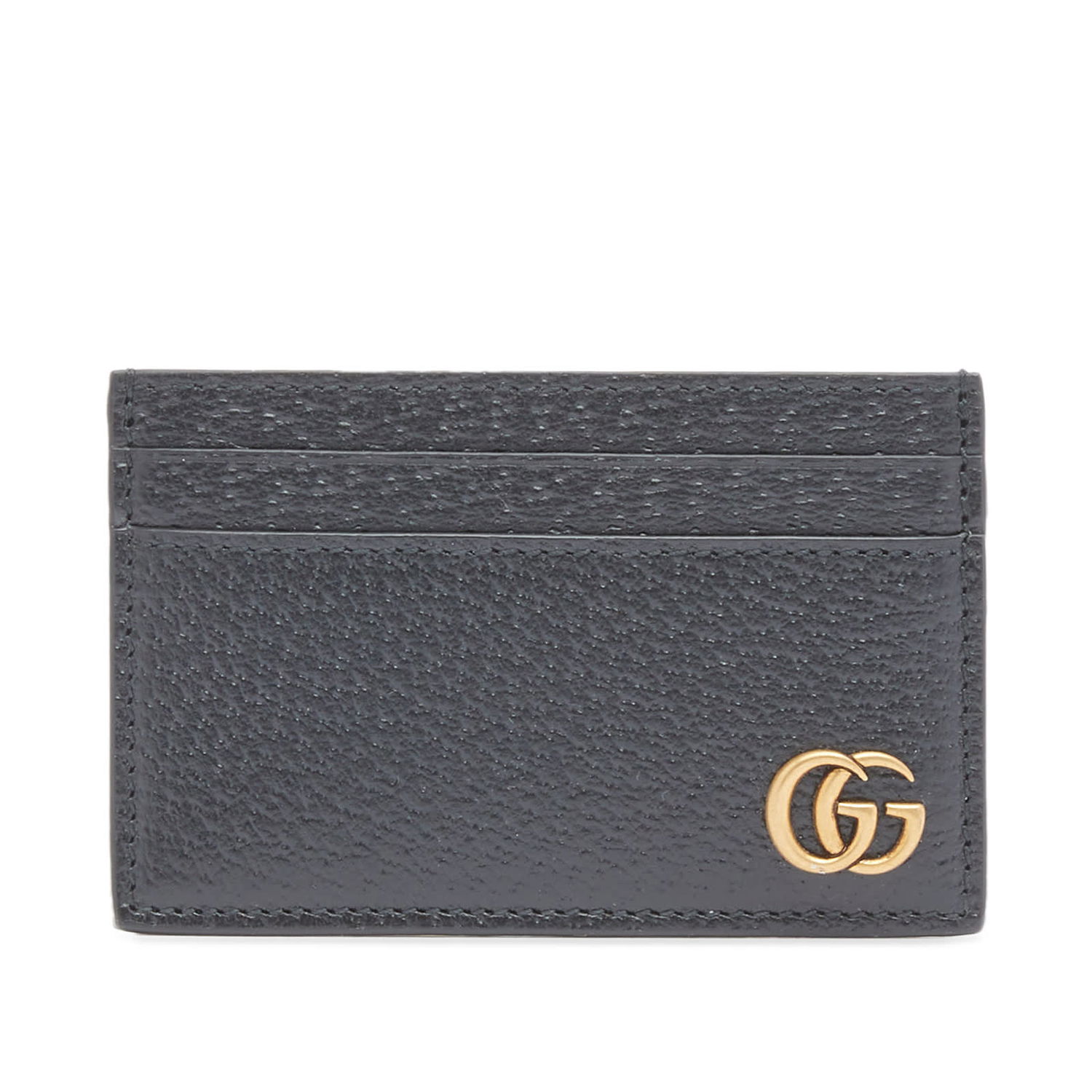 Lompakko Gucci Gold GG Card Wallet Black Musta | 657588-DJ20T-1000, 0