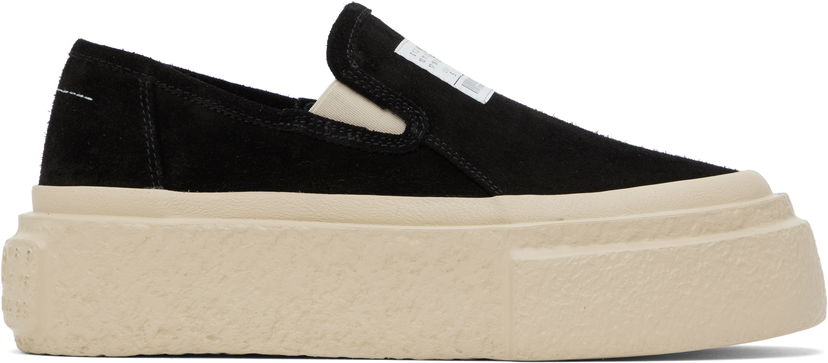 Tennarit ja kengät Maison Margiela MM6 Maison Margiela Suede Platform Slip-Ons Musta | SH1WS0015 P5246