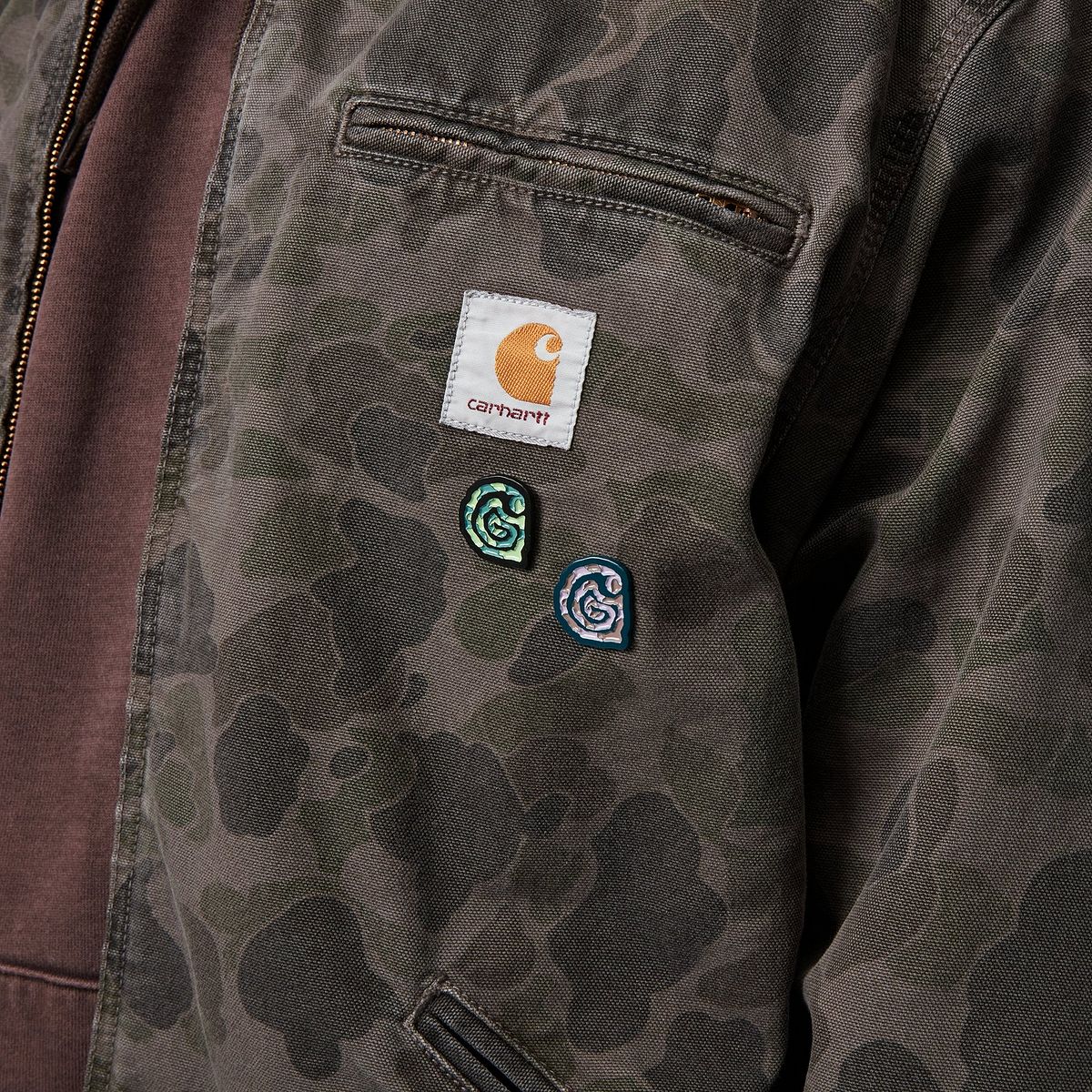 Pin Carhartt WIP Carhartt WIP Helix Enamel Pins Vihreä | I035446_1, 0