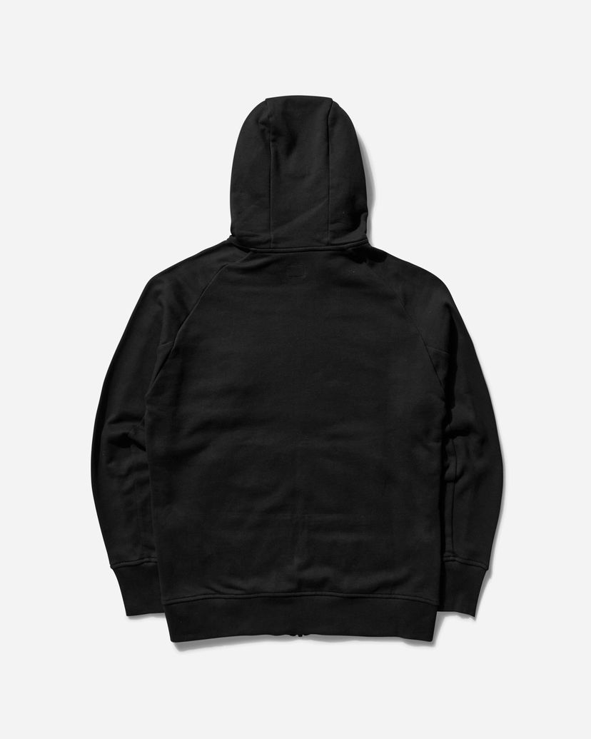 Huppari C.P. Company Diagonal Raised Fleece Goggle Zipped Hoodie Musta | RCCMSS715A-005086W 999