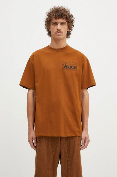 T-paita Aries Temple SS Tee T-Shirt Ruskea | AR6000002, 0