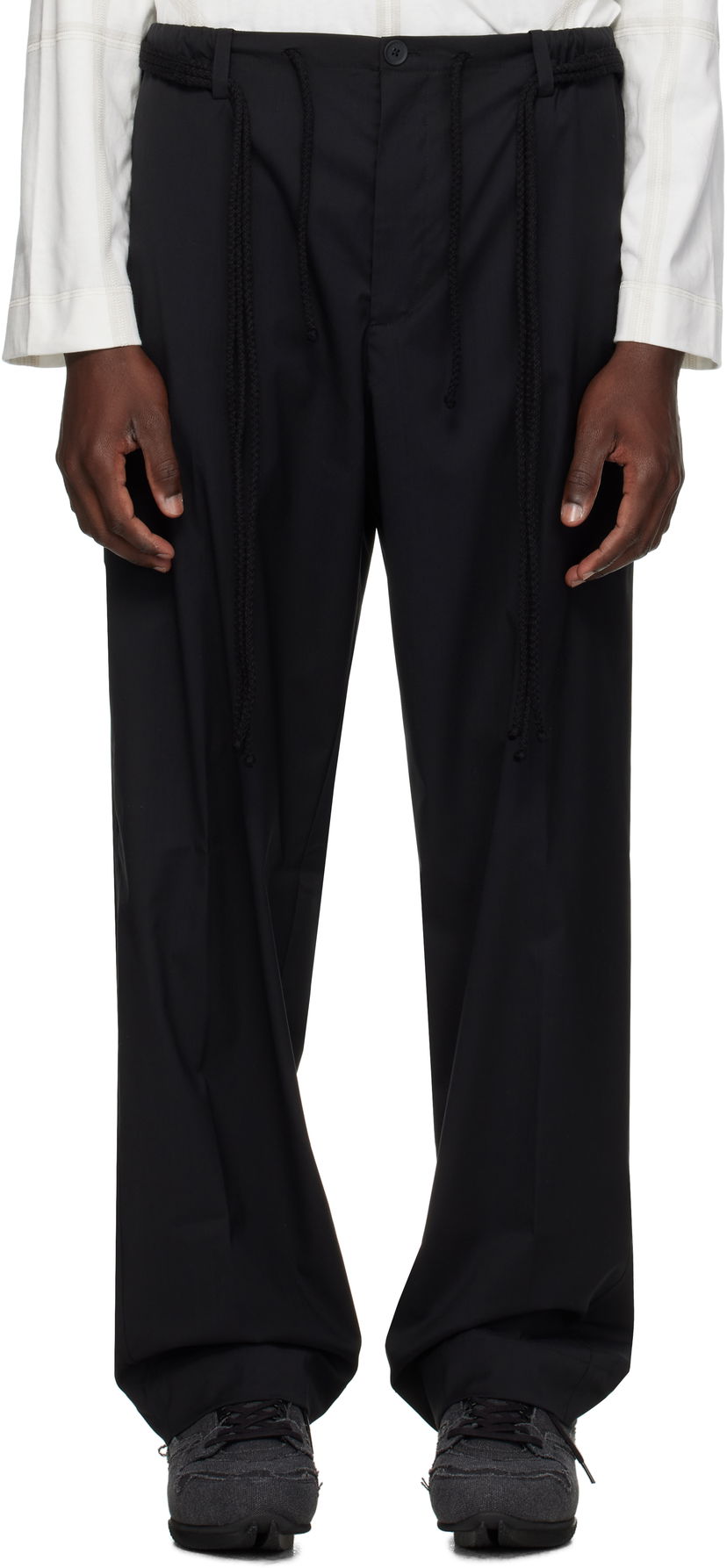 Housut Craig Green Craig Green Elasticized Worker Trousers Musta | CGAW25CWOTRS96