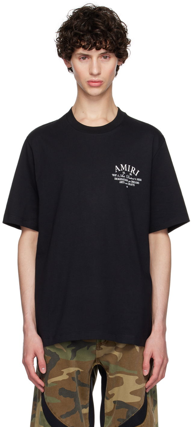 T-paita AMIRI Black 'Arts District' T-Shirt Musta | AMJYTE1071
