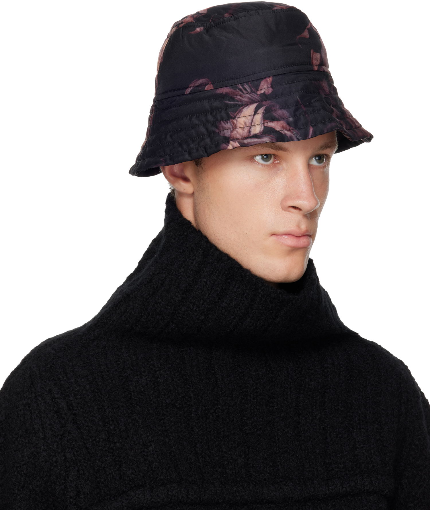 Hattu Dries Van Noten Dries Van Noten Printed Bucket Hat Monivärinen | 252-029501-2124, 1