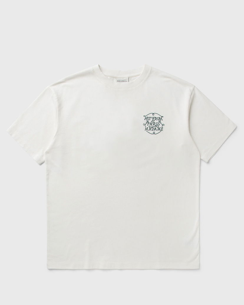 T-paita Drôle de Monsieur Slogan Tresses T-Shirt Valkoinen | H-TS259-CO134-OW
