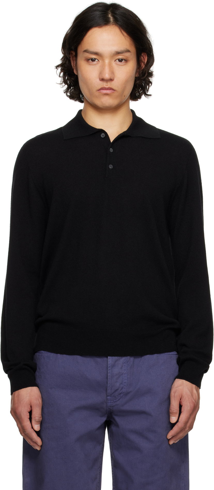 Villapaita The Row The Row Judi Knit Polo Musta | 918-Y751