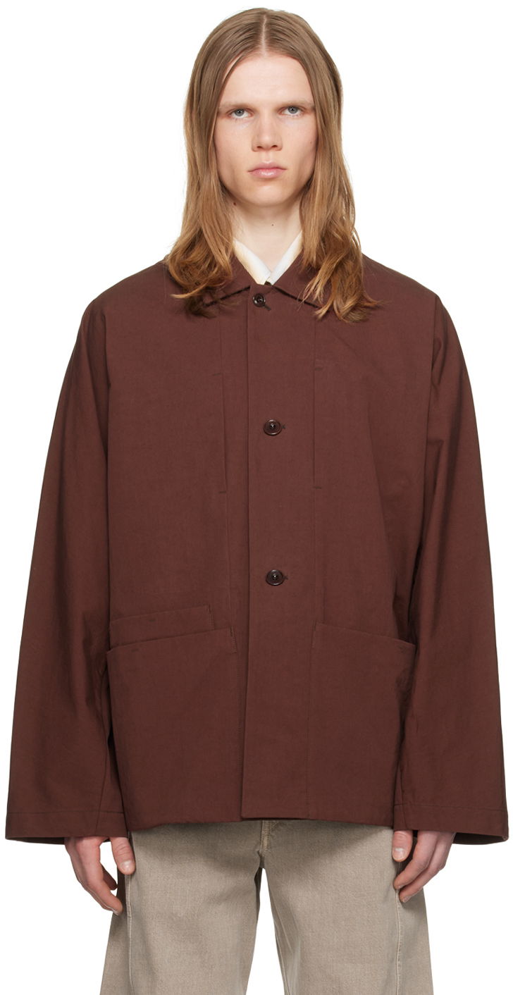 Takki LEMAIRE Lemaire Single Breasted Jacket Ruskea | OW1075 LF1220