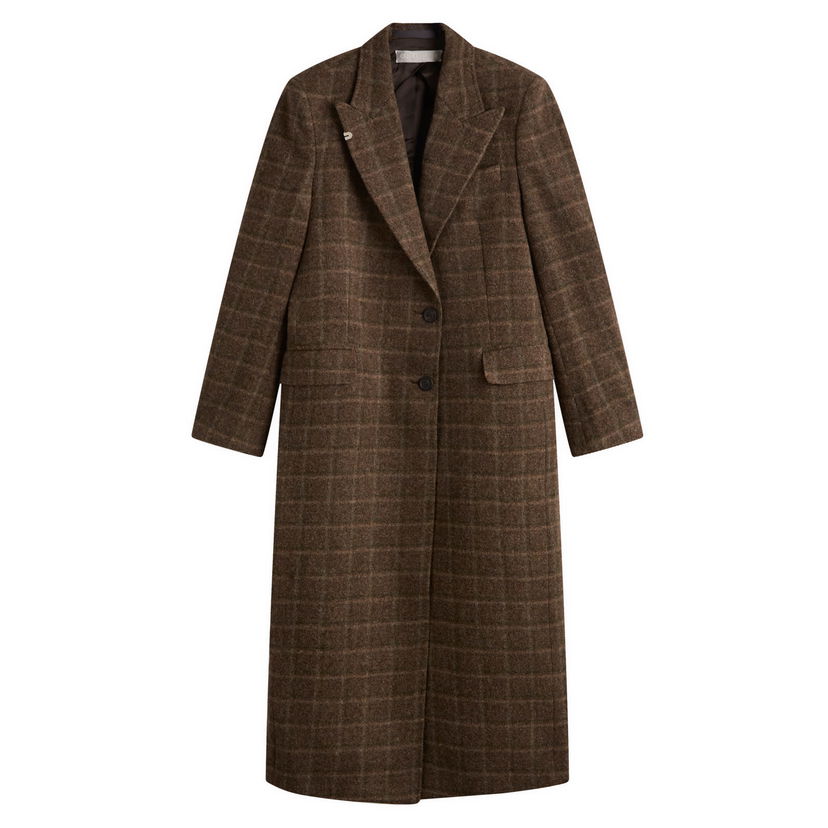 Takit OUR LEGACY Our Legacy Manta Coat Dorf Check Ruskea | W4251MD