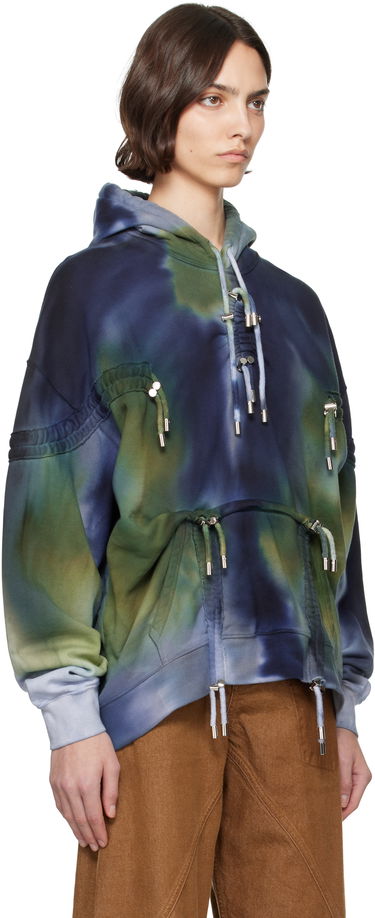 Huppari Collina Strada Collina Strada Burst Hoodie with Drawstrings Harmaa | XX8012, 4