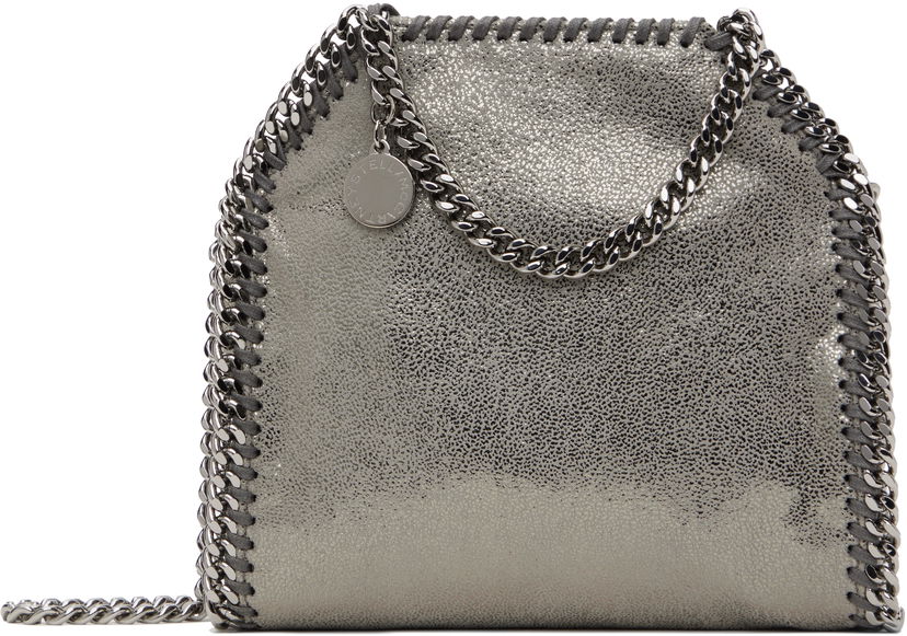 Käsilaukku Stella McCartney Stella McCartney Falabella Tiny Chain Bag Metallinen | 391698WP0609