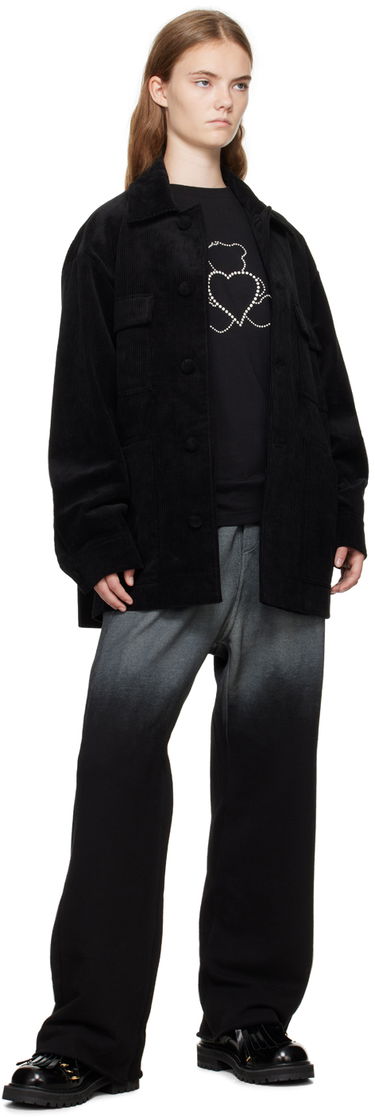 Takki We11done We11done Four-Pocket Corduroy Jacket Musta | WD-JP2-24-054-U-BK, 3