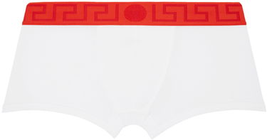Nyrkkeilijät Versace Greca Border Boxers Valkoinen | AU10026_1A10011, 0