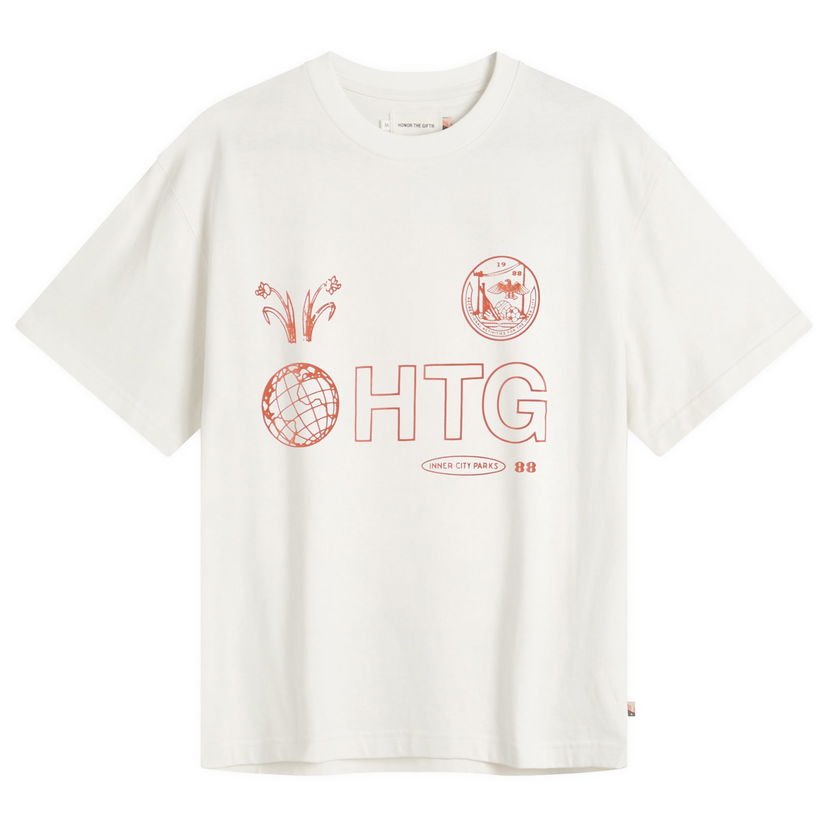 T-paita Honor The Gift Inner City Parks T-Shirt Valkoinen | HTG250148-WHT