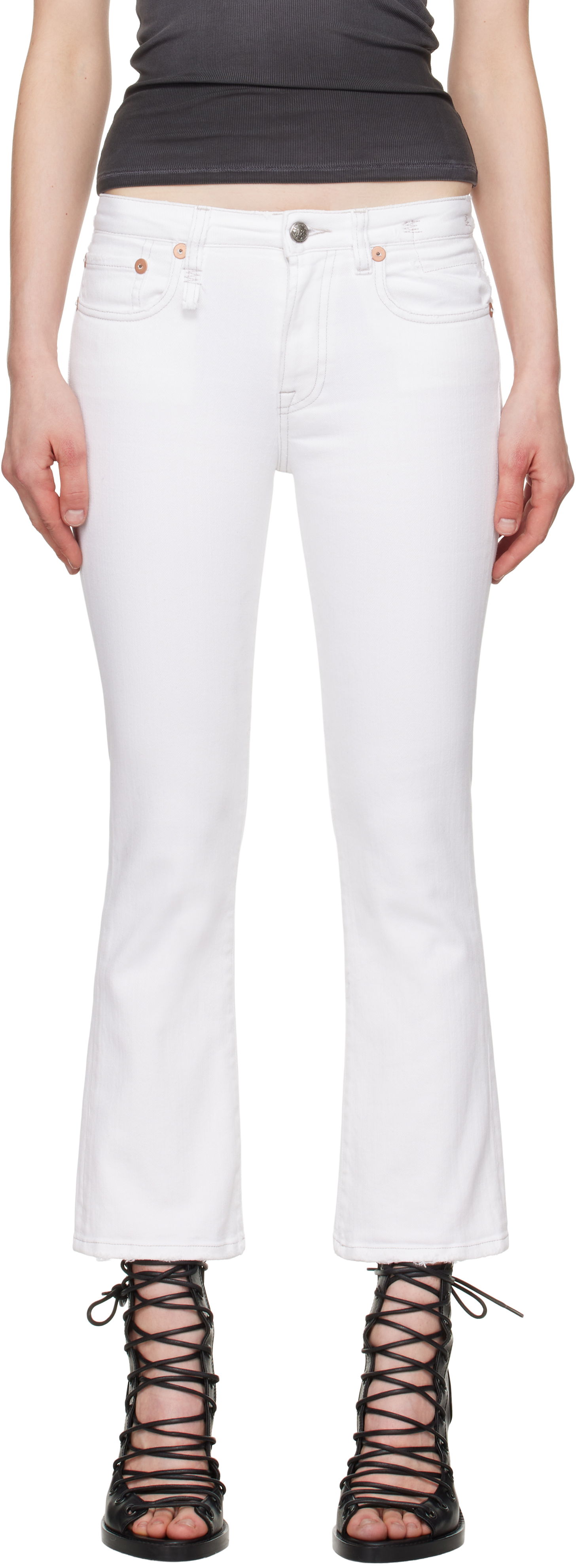 Jeans R13 R13 Kick Fit Jeans Valkoinen | R13W0009-895A, 0