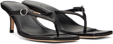 Asusteet Aeyde Aeyde Leigh Leather Toe-Post Heeled Sandals Musta | A11-HS-GAIS55TB162-SS25-800-007, 3