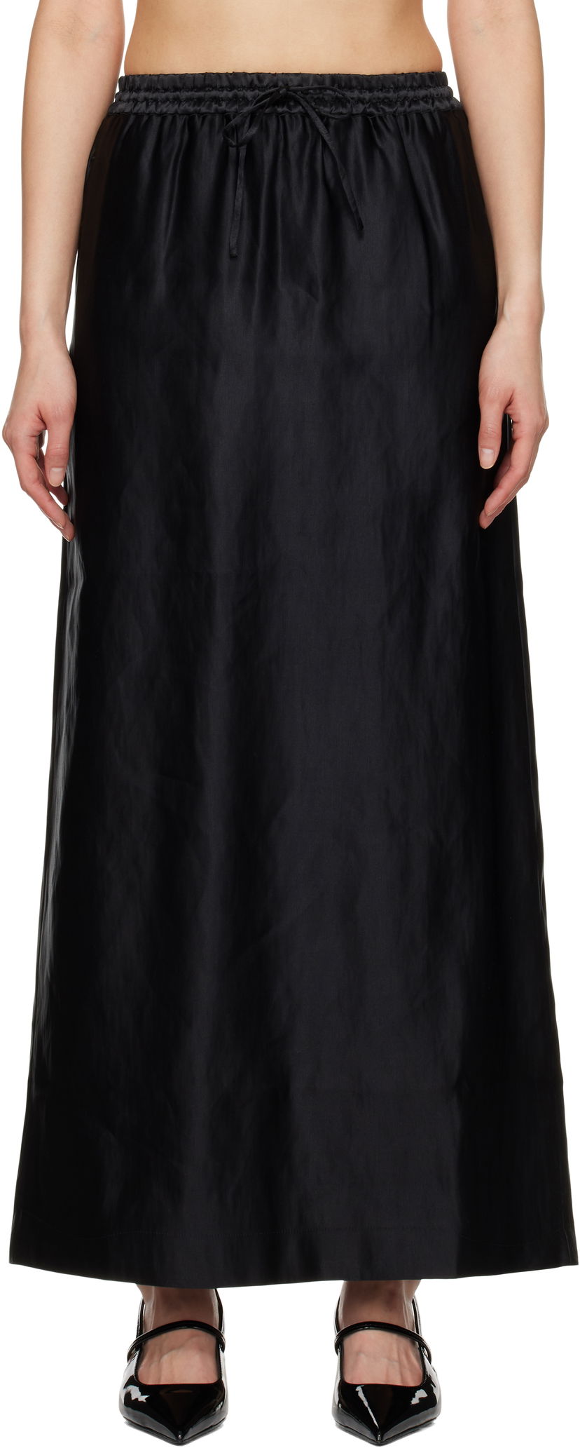 Hame Loulou de Saison Loulou de Saison Liam Maxi Skirt Musta | LIAM