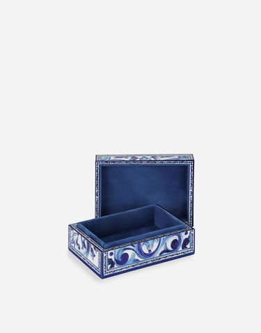 Kodin sisustus Dolce & Gabbana Dolce & Gabbana Small Decorated Plexiglass Box Sininen | TCC202TCAMYUB008, 3
