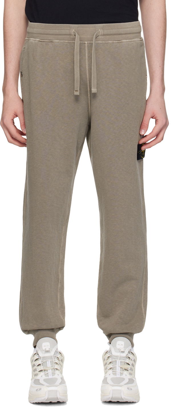 Verryttelyhousut Stone Island Drawstring Sweatpants Ruskea | 801563260