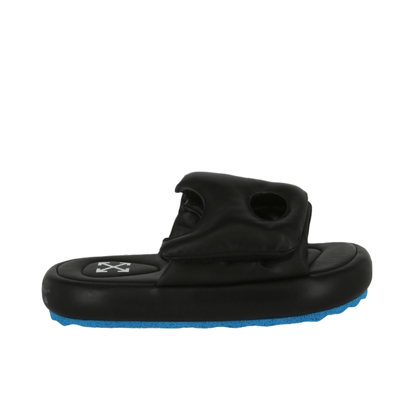 Tennarit ja kengät Off-White Meteor Padded Slide Black Blue Musta | IH007S22 LEA00 11045 00035