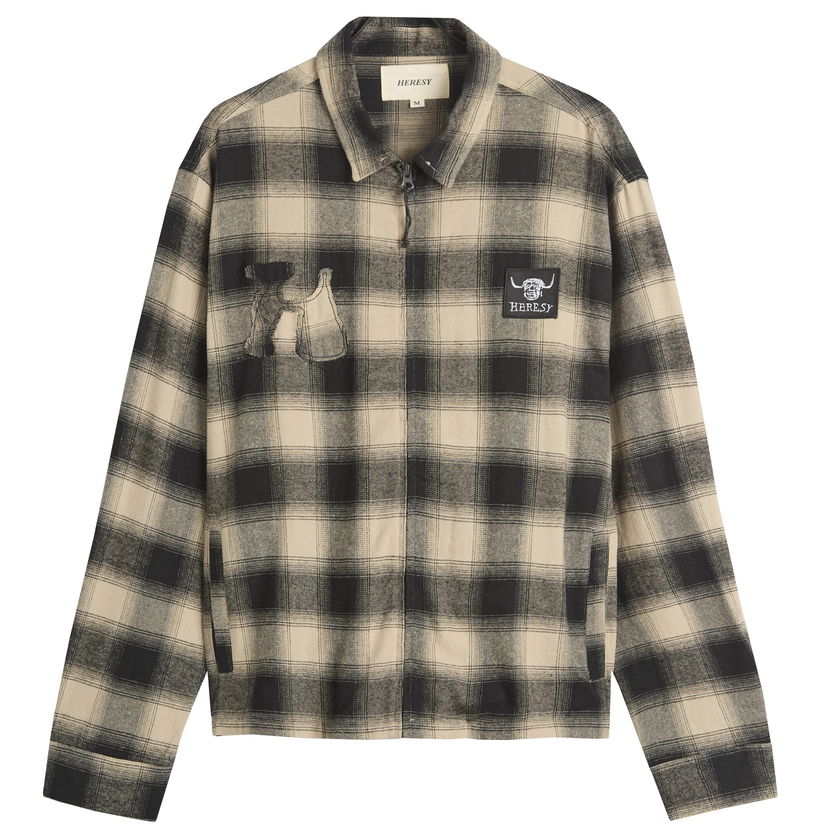 Paita Heresy Fog Zip Shirt Beige | HAW25-CS02