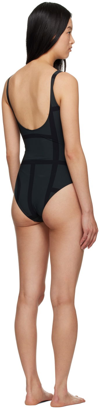 Uimapuvut TOTEME One-Piece Monogram Swimsuit Musta | 213-842-795, 2