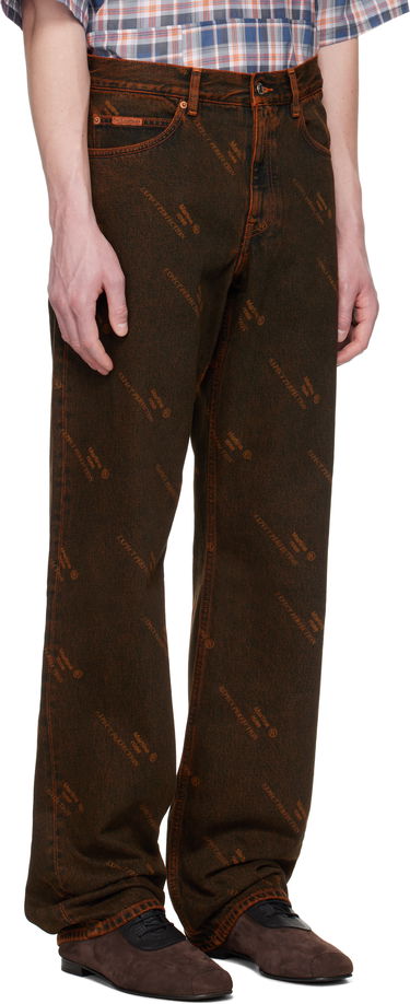 Jeans Martine Rose Martine Rose Relaxed Fit Jeans Ruskea | 229WD06204, 1