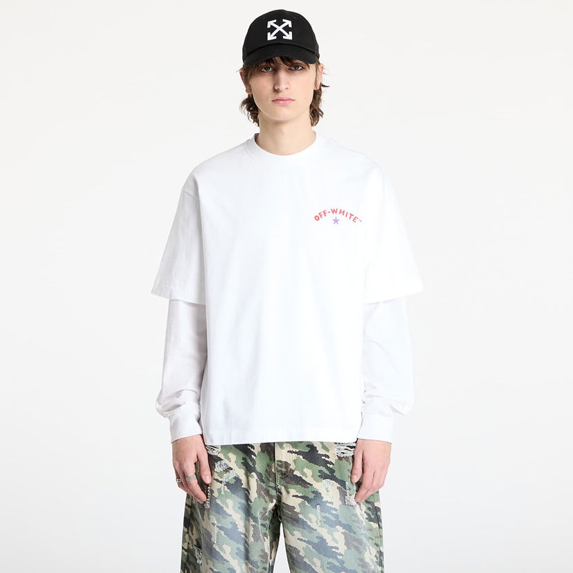 T-paita Off-White Star Arrow Skate T-Shirt Valkoinen | OMAA120S25JER0080110
