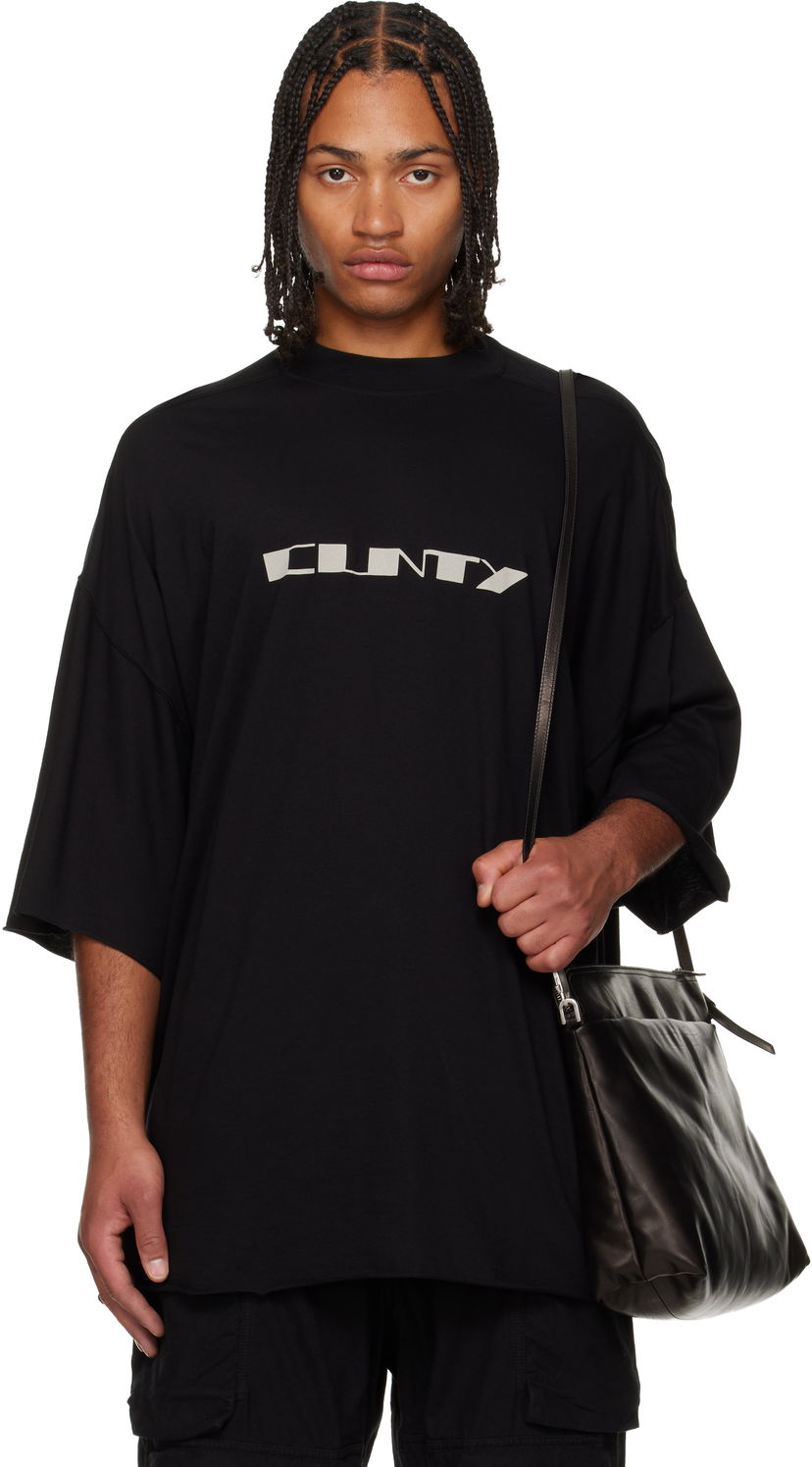 T-paita Rick Owens DRKSHDW Concordians Tommy Oversized Graphic T-shirt Musta | DU02E7259 RNEP2
