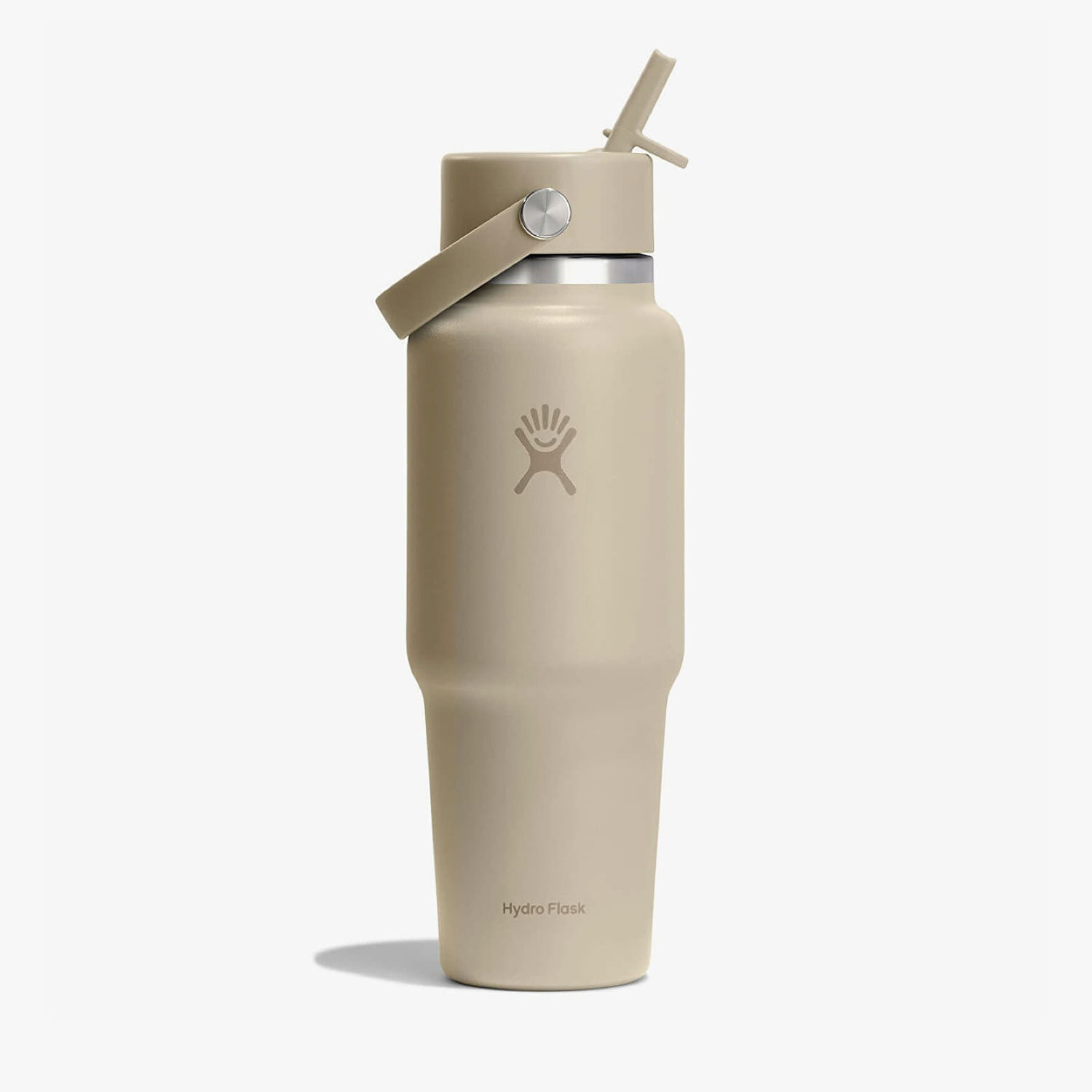 Juomapullo Hydro Flask 946ml Wide Flex Straw Travel Bottle Universal Beige | WT32CFS114, 0