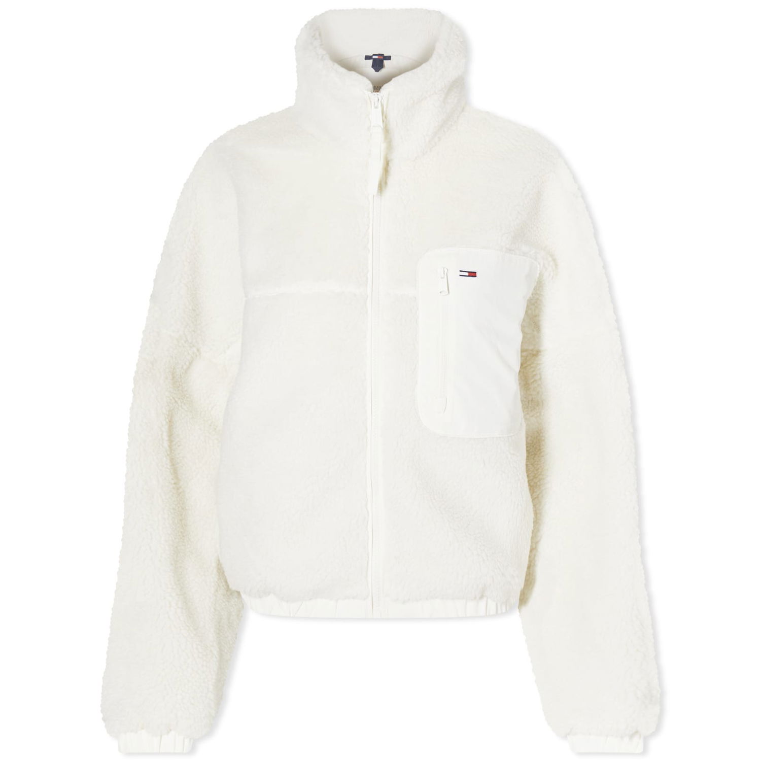 Takki Tommy Hilfiger Casual Sherpa Ancient Valkoinen | DW0DW15859YBH, 0