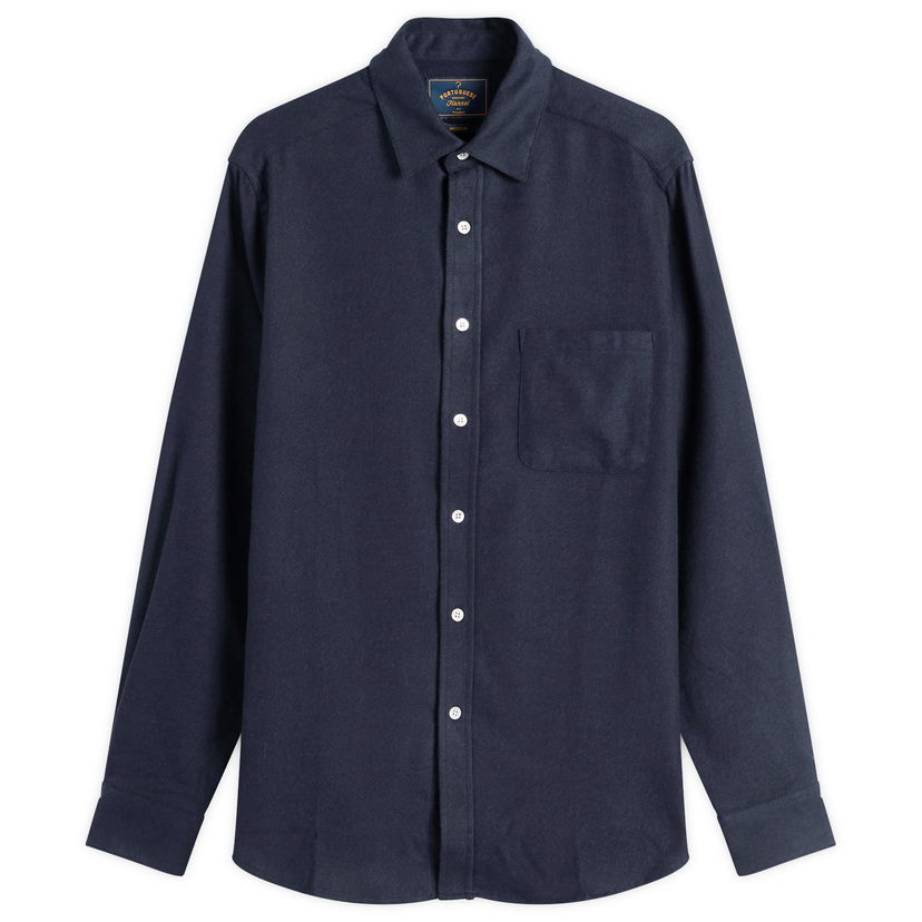 Paita Portuguese Flannel Teca Flannel Shirt, Size Small Tummansininen | AW25072-NVY