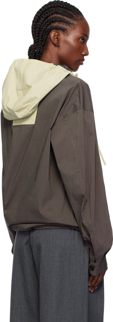 Tuulitakki JW Anderson JW Anderson Contrast Hood Anorak Ruskea | JK0415-PG1838, 2