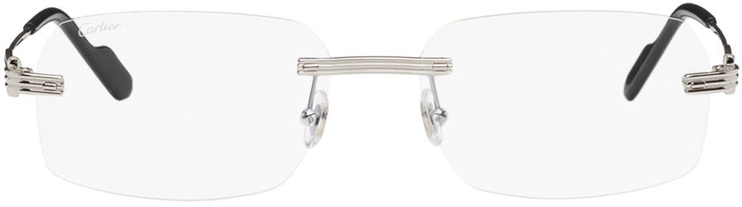 Aurinkolasit Cartier Cartier Rectangular Eyeglasses Musta | CT0271S-005