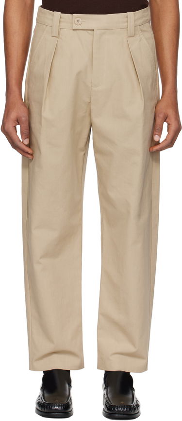 Housut A.P.C. A.P.C. Renato Pleated Trousers Beige | COHFU-H08428, 0
