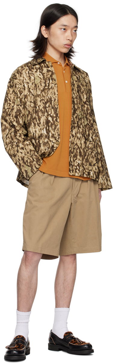 Shortsit BEAMS Beams Plus 2 Pleats Shorts Beige | 3825-0067-874, 3