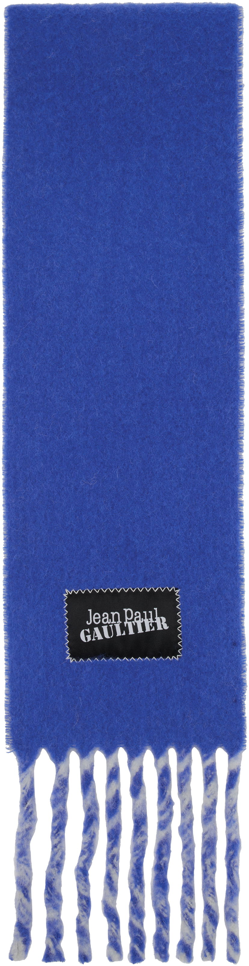 Huivi Jean Paul Gaultier Jean Paul Gaultier Logo Patch Scarf Sininen | 25/03-U-AC017-W022-5956