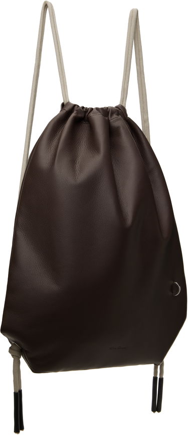 Gymsack Rick Owens Rick Owens Hollywood Drawstring Backpack Musta | RA01E0675 LCN, 4