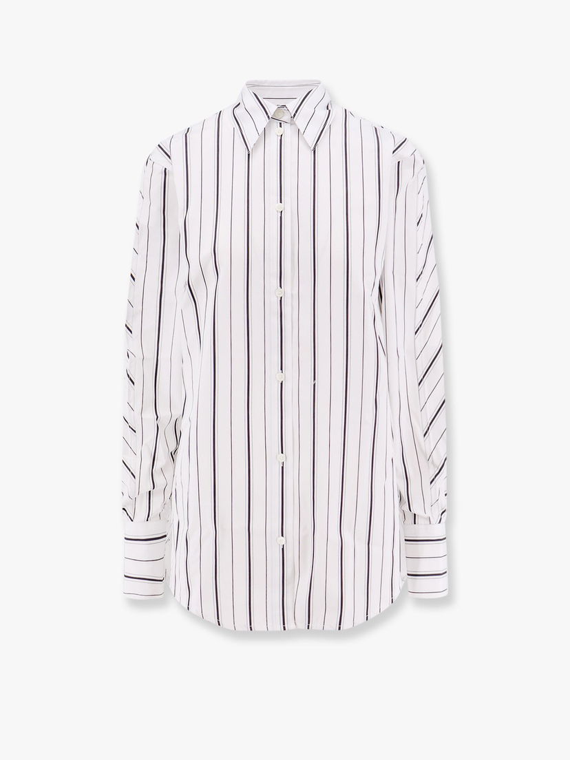 Paita TOTEME Striped Button-Down Shirt by Toteme Valkoinen | 251WRT2522FB0338200