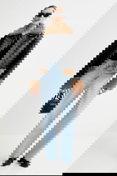 Takki STAND STUDIO Kia Transitional Oversize Faux Fur Jacket Musta | 66575.9412, 1