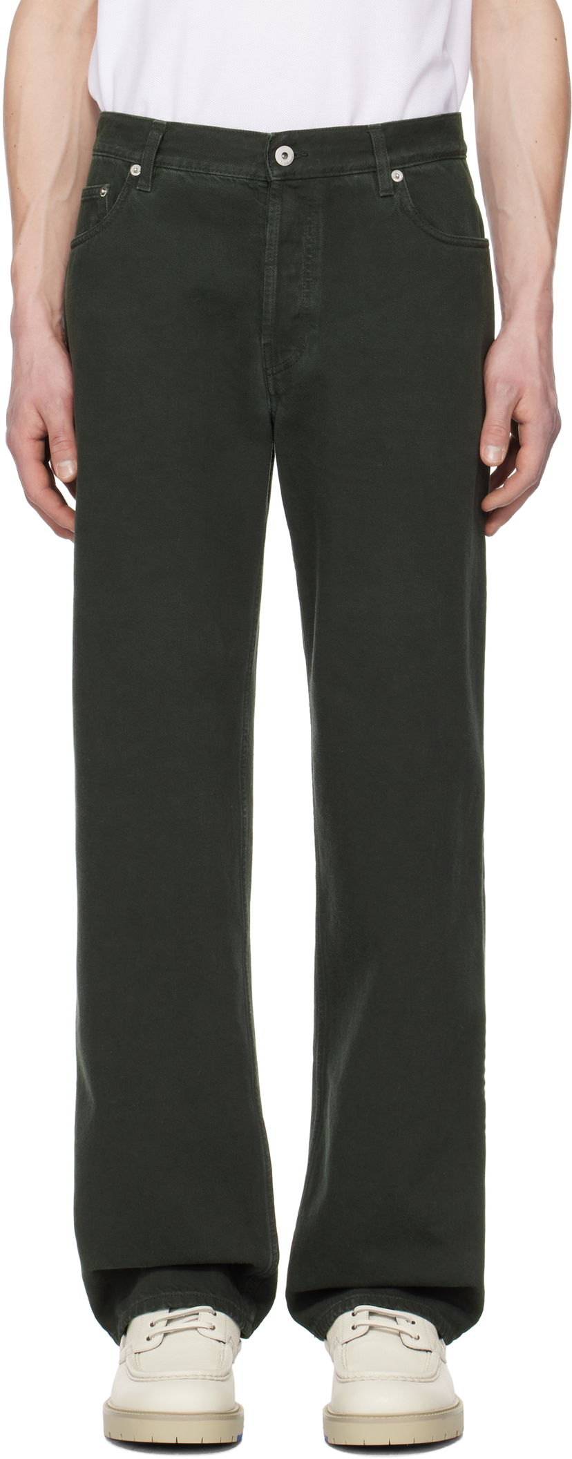 Jeans Burberry Burberry Regular-Fit Jeans Vihreä | 8101264