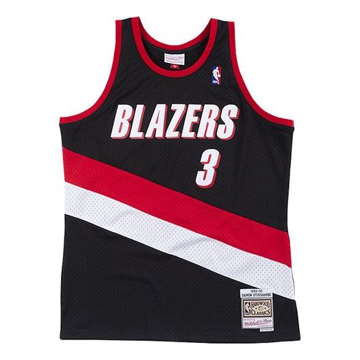 Tankkitoppi Mitchell & Ness Mitchell & Ness NBA Blazers Basketball Jersey Musta | SMJYEL18026-PTBBLCK99DSD