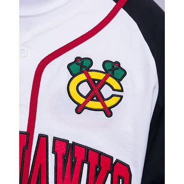 Jersey Mitchell & Ness Practice Day Button Front Jersey CHICAGO BLACKHAWKS Valkoinen | TBTF4994-CBHYYPPPWHIT, 2