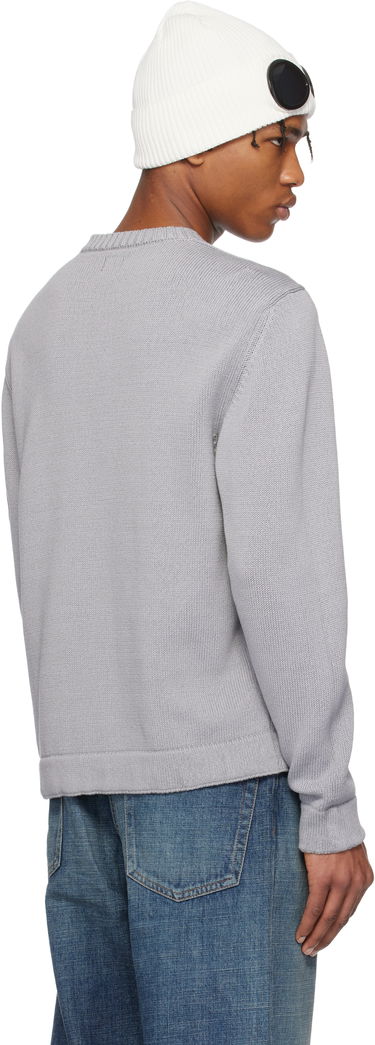 Villapaita C.P. Company C.P. Company Crewneck Lens Knit Sweater Harmaa | 18CMKN077A-110058A, 2