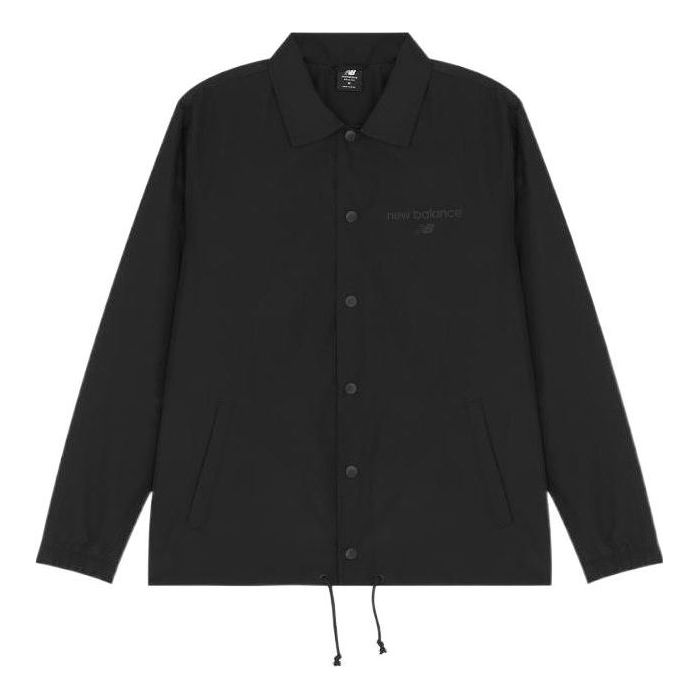 Tuulitakki New Balance Classic Evergreen Coach Jacket Musta | AMJ21551-BK