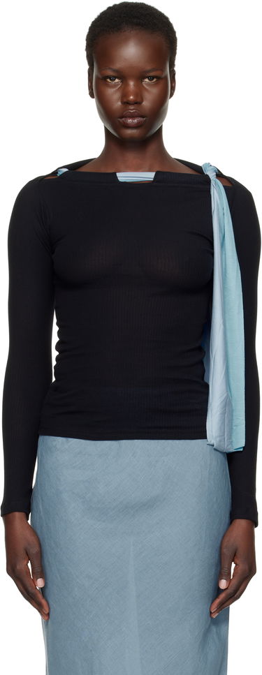 Villapaita Baserange Baserange Circ Long Sleeve T-Shirt Musta | TOCIL-RB-SP25, 0