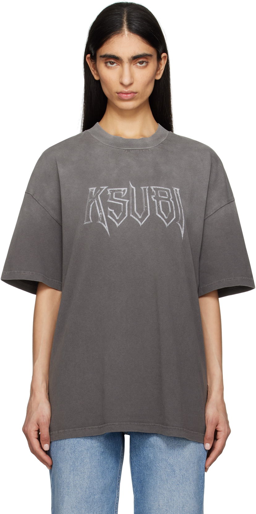 T-paita Ksubi Ksubi Kingdom Boyfriend T-Shirt Harmaa | WSP25TE008